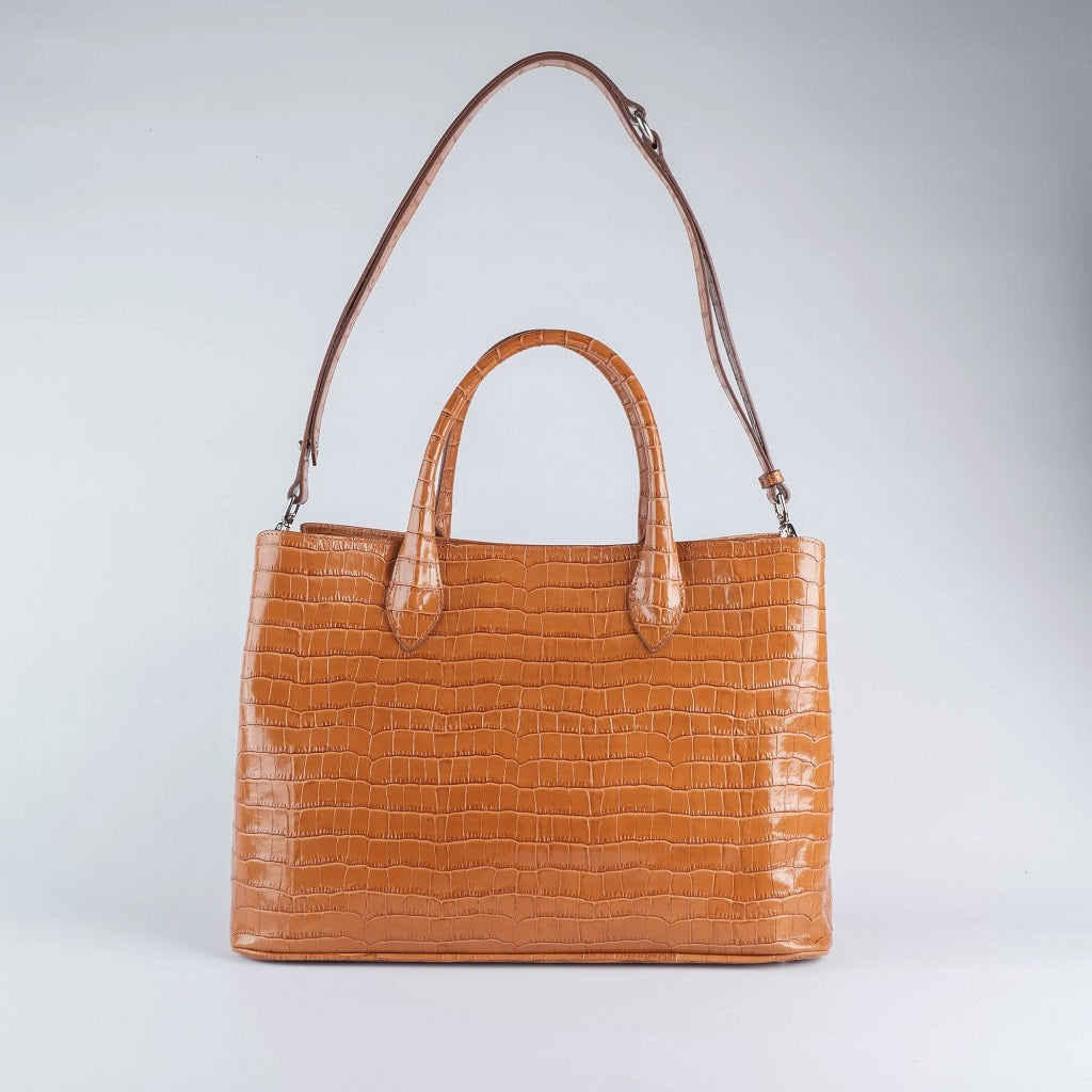 Claudia Firenze Italian Leather Tote Bag