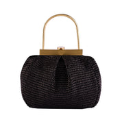 Daisy Chic Raffia Top Handle Bag by ViaMailBag