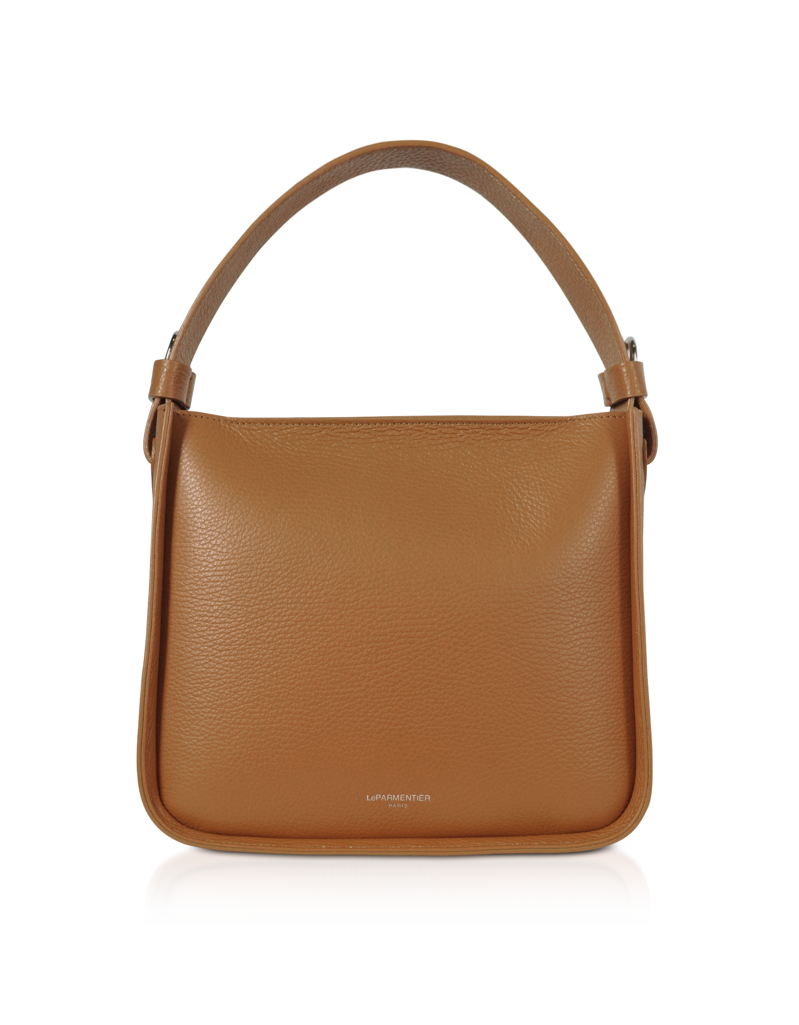 Le Parmentier Duplo Medium Top Handle Bag - Hammered Leather