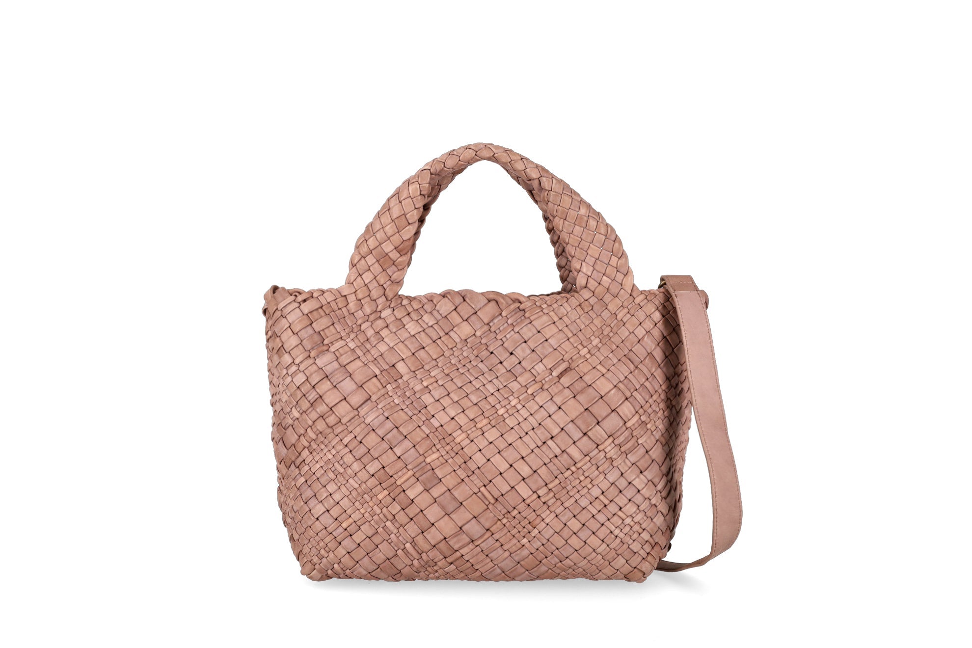 Plinio Visona' Hand-Woven Calfskin Handbag