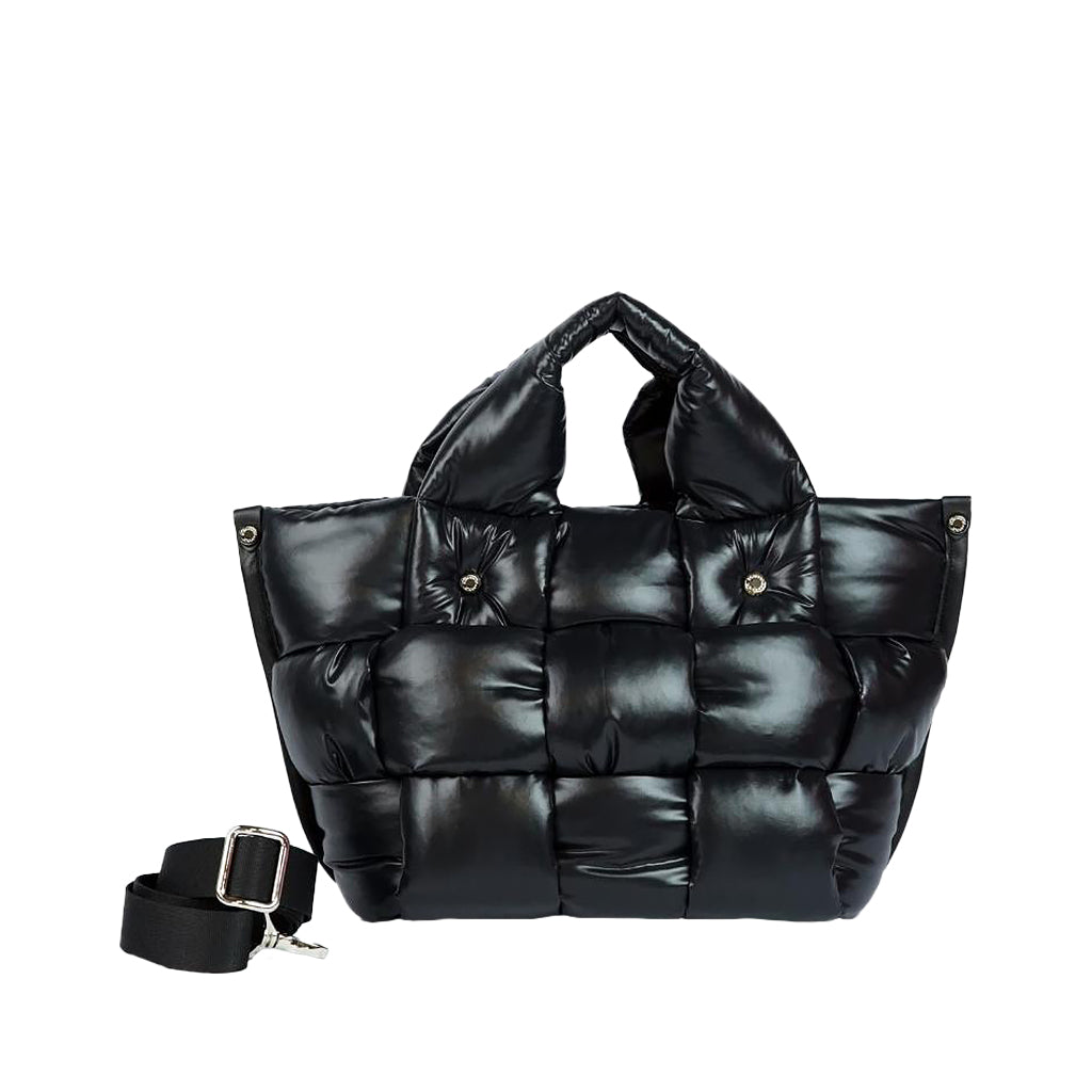 Greta Bold Weave Italian Handbag