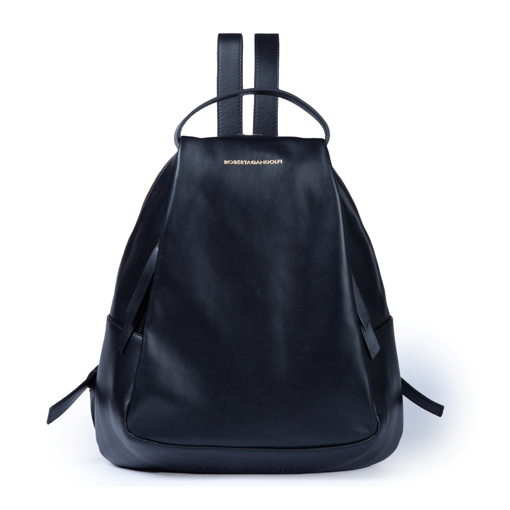 Roberta Gandolfi Micol Ergonomic Leather Backpack