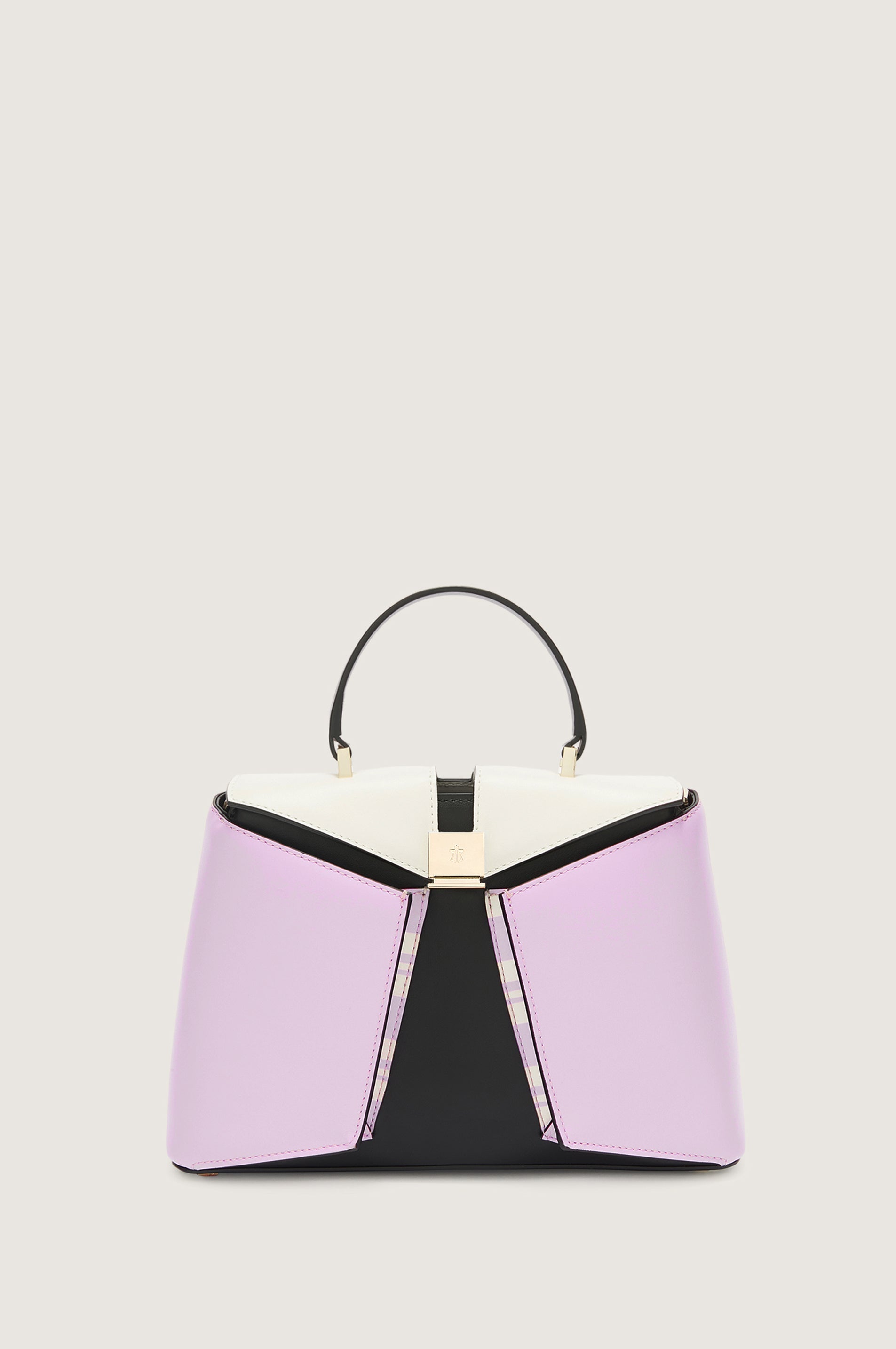 Lara Bellini LIZ Flap Mini Stripes Calfskin Handbag