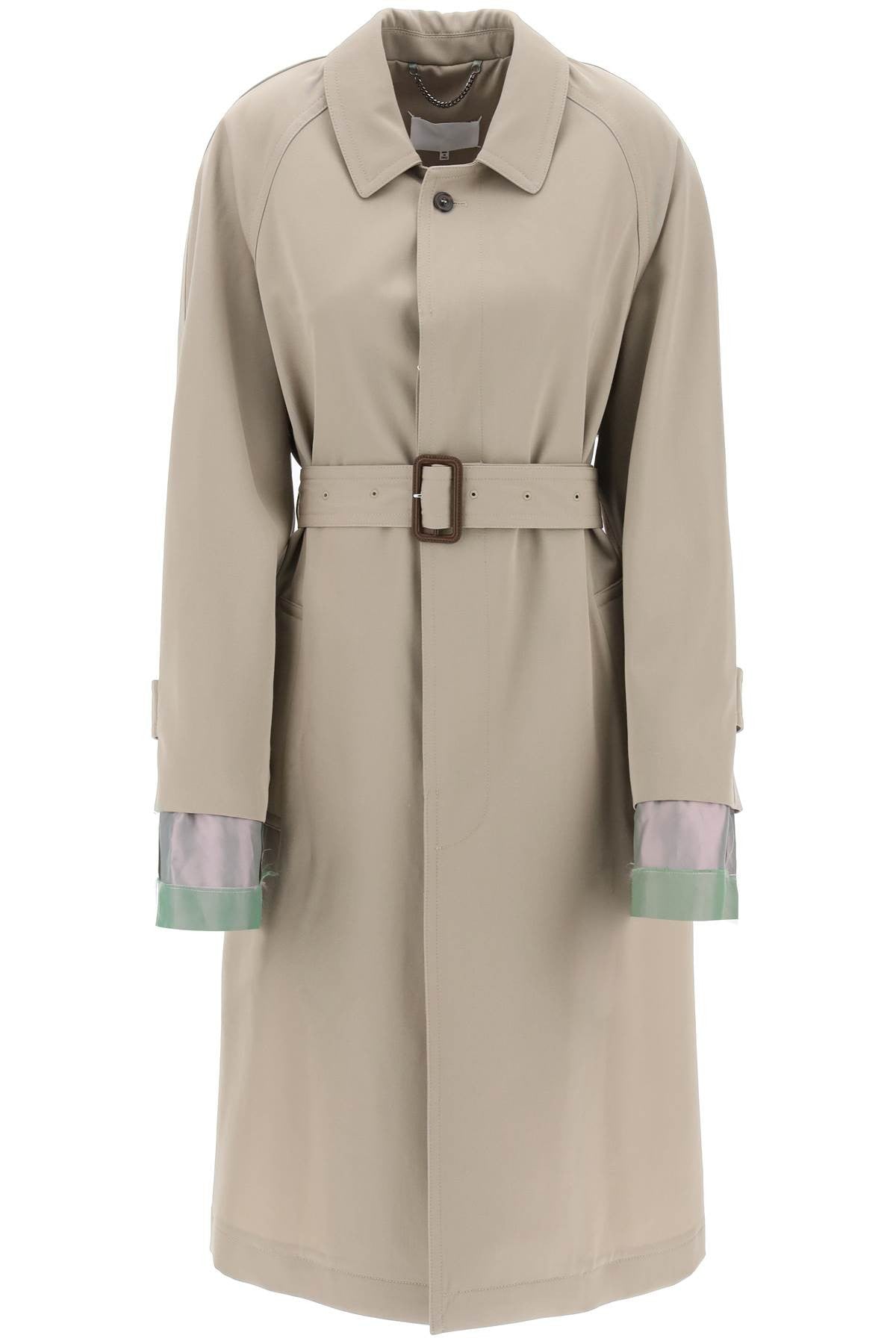 "trench coat with discreet