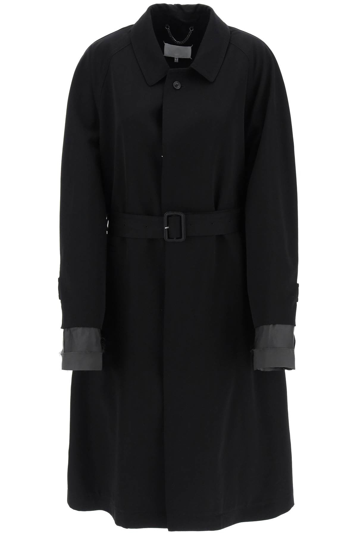 "trench coat with discreet