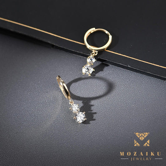 Buckle Earrings  by Mozaiku  - Fine Gold