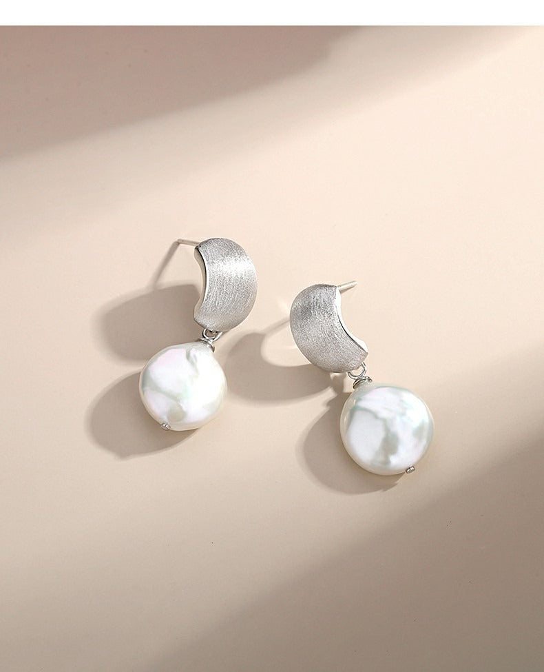 North - Natural Freshwater Pearl Earrings