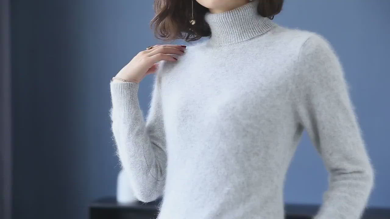 High Neck Sweater - Mink by Bonolu