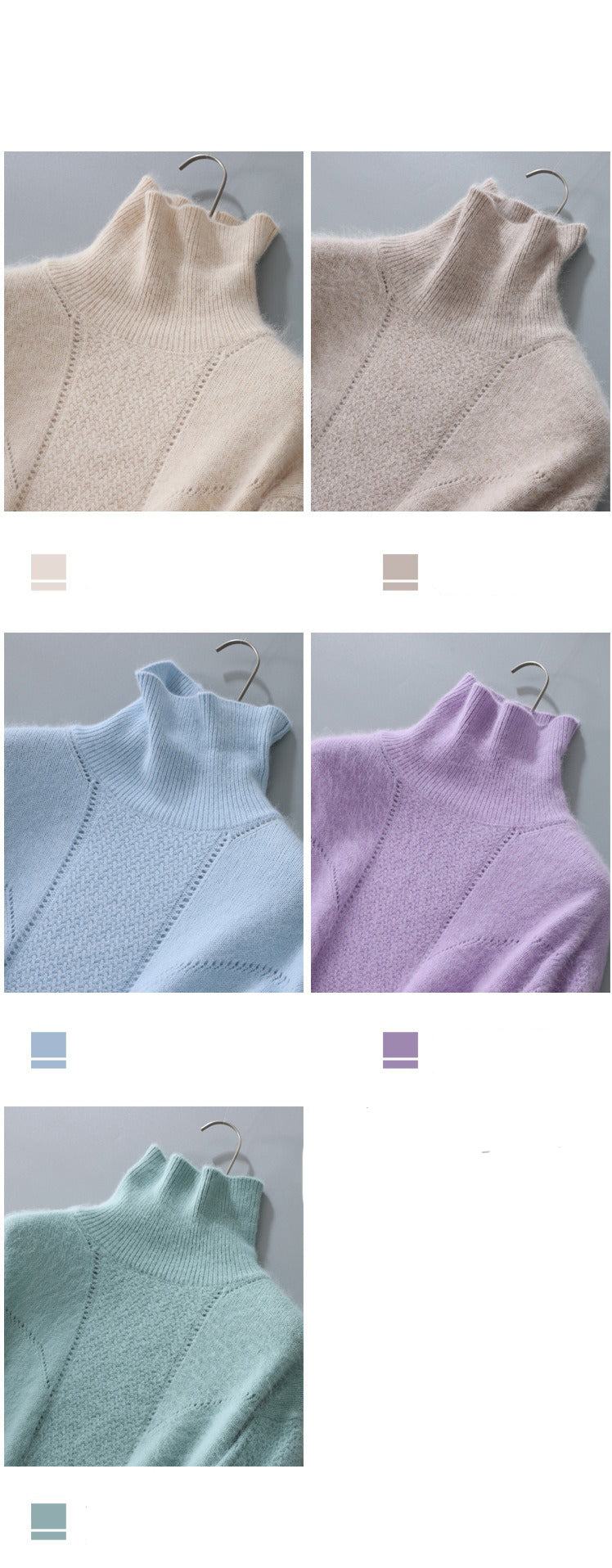 Hollow Out Pattern Sweater - Mink by Bonolu