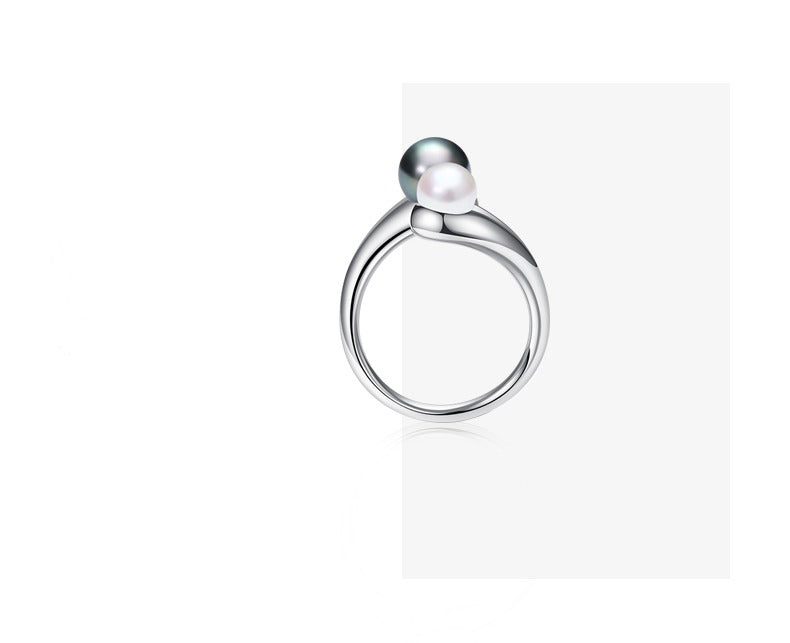 Due Lune Tahitian Pearls Ring by Notteluna