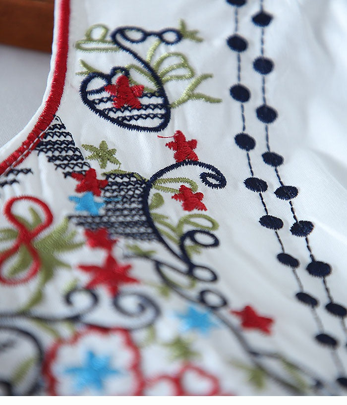 Vyshyvanka  inspired  Embroidered Dress