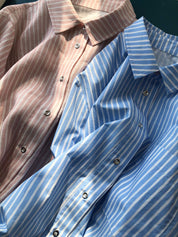 Nordic Striped Cotton Shirt - by Gioventù