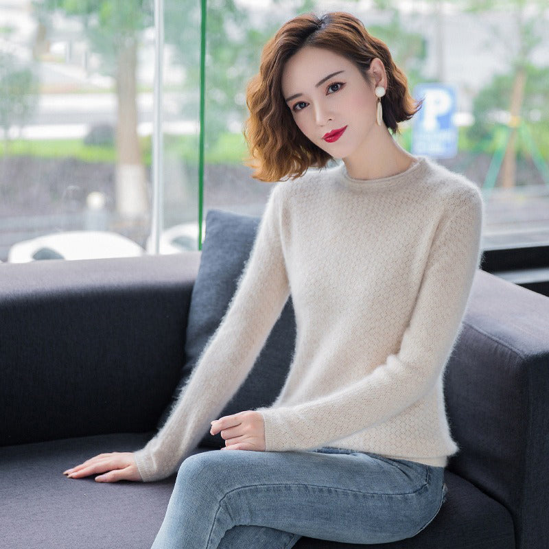 Hollow Out Sweater  - Mink by Bonolu