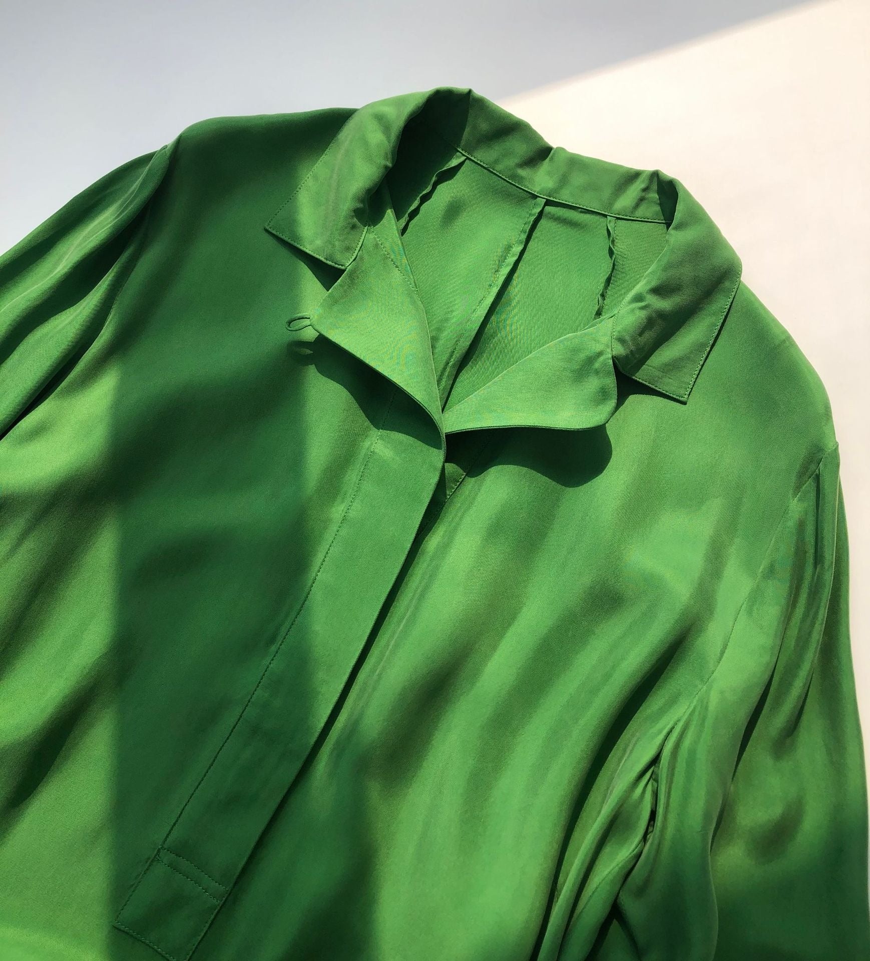 Green Silk Dress  - by Gioventù