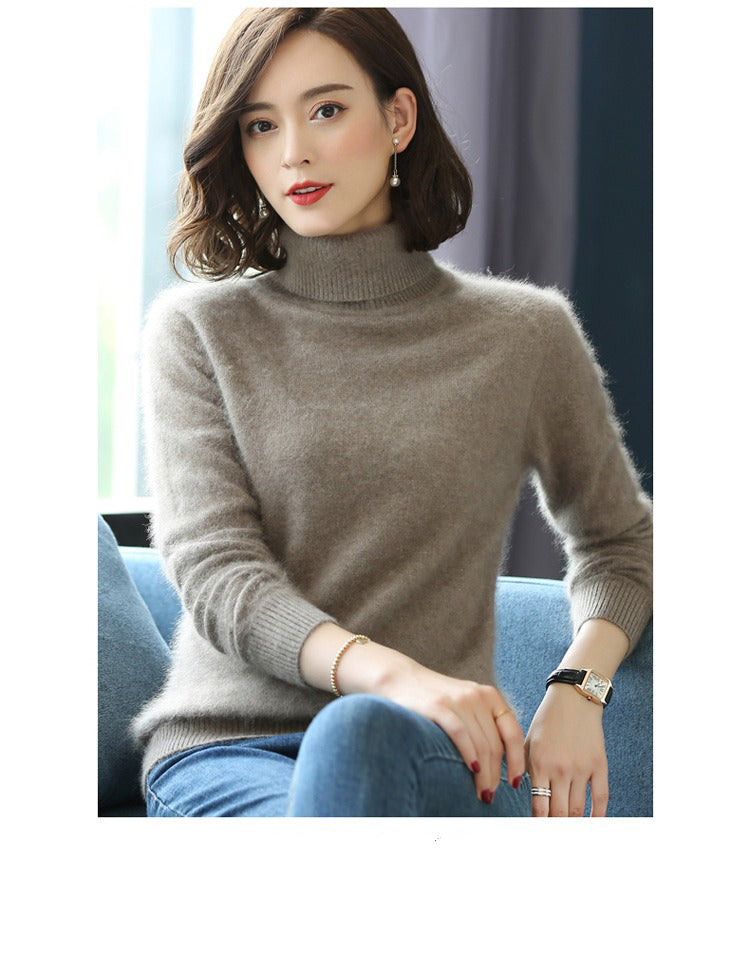 High Neck Pullover - Mink by Bonolu