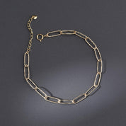 Checkered Chain Bracelet by Mozaiku - Fine Gold