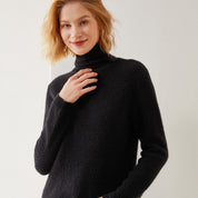 Check Pattern Pullover 100% Cashmere by Bonolu