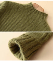 Rib Turtleneck Sweater - Mink by Bonolu