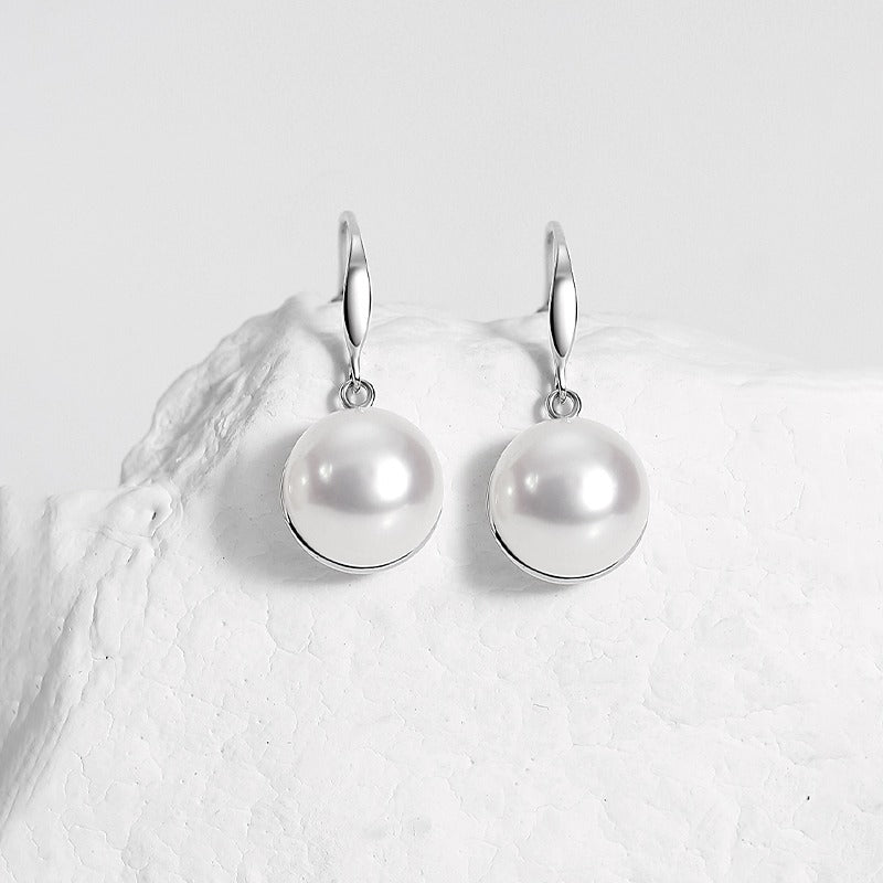 Questa Perla Silver earrings by Notteluna