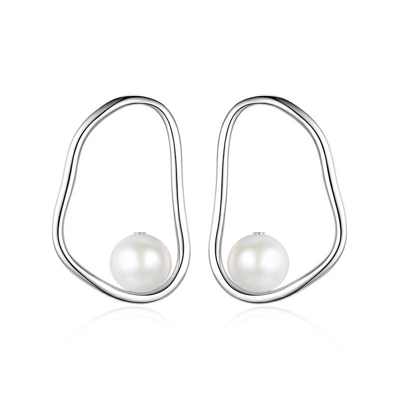 Long Nordic Pearl Earrings