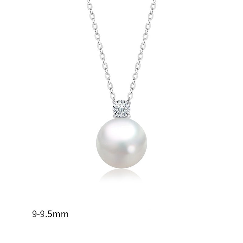 Luna d'argento  Single Pearl Pendant by Notteluna