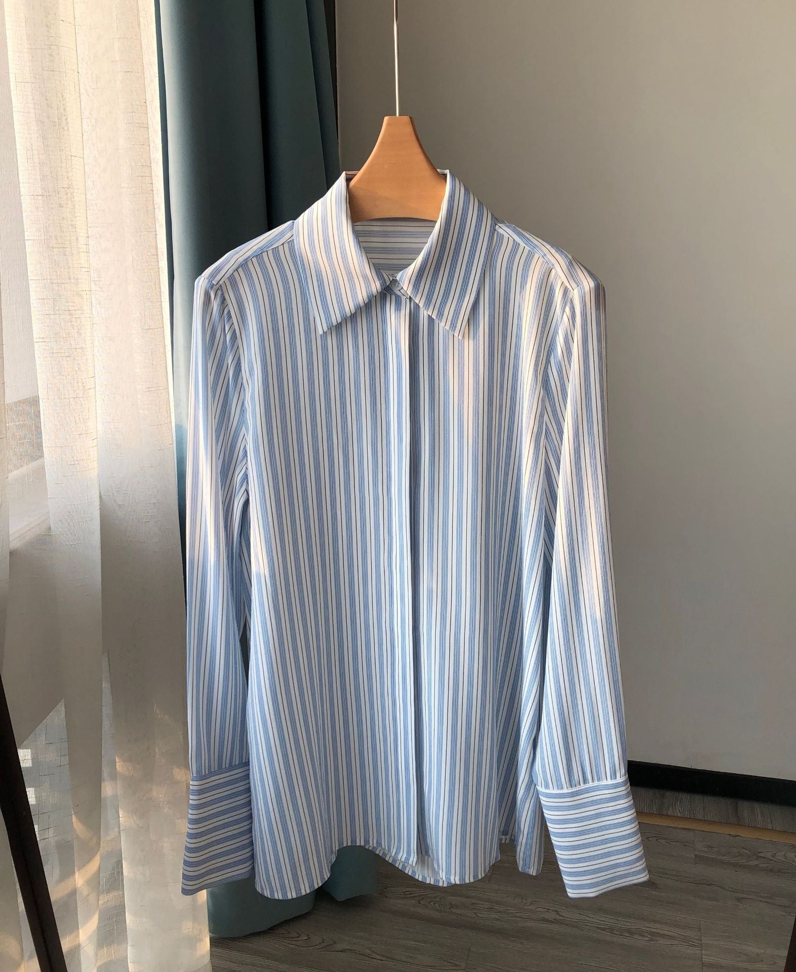Striped Silk Shirt  - by Gioventù