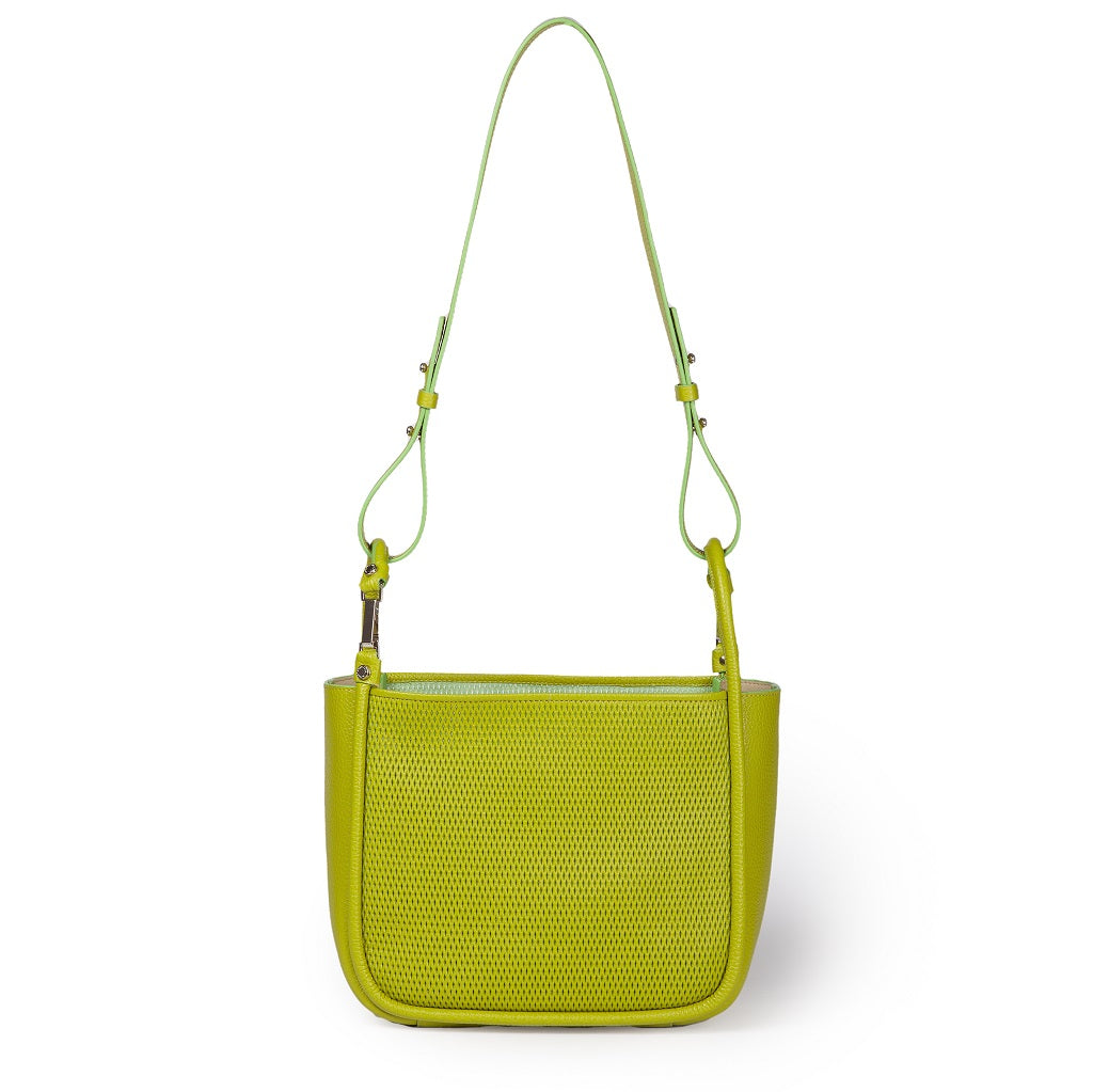 Yuma Net-Design Leather Handbag by Roberta Gandolfi