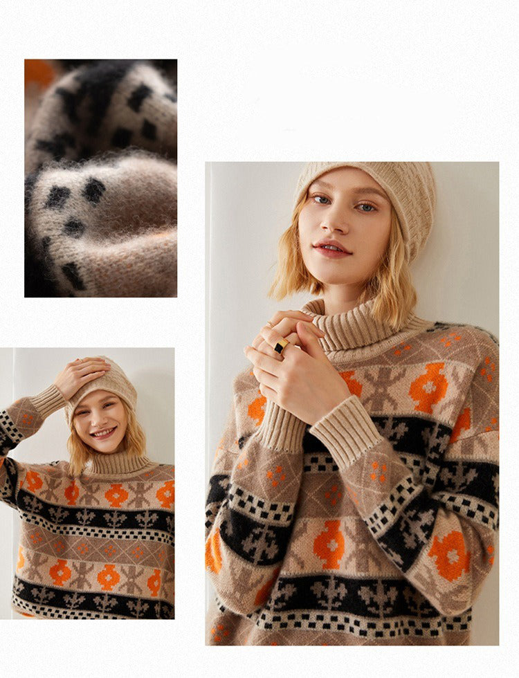 Ski Thick Sweater  100% Cashmere by Bonolu