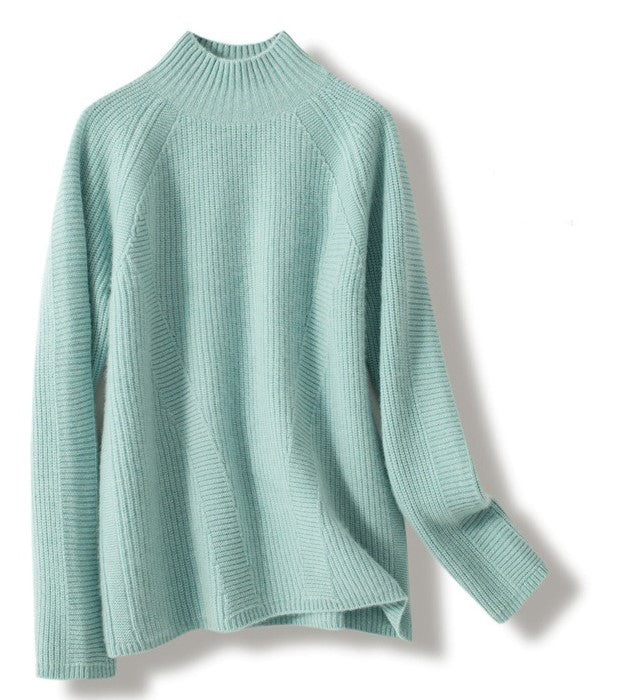 Rib Pattern Sweater  100% Cashmere by Bonolu
