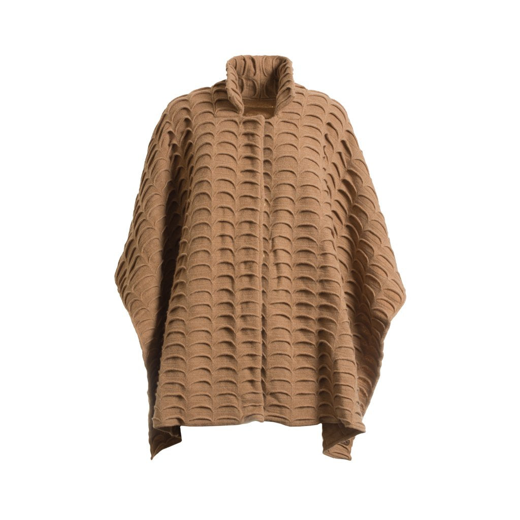 Lucca 3D Cashmere Poncho