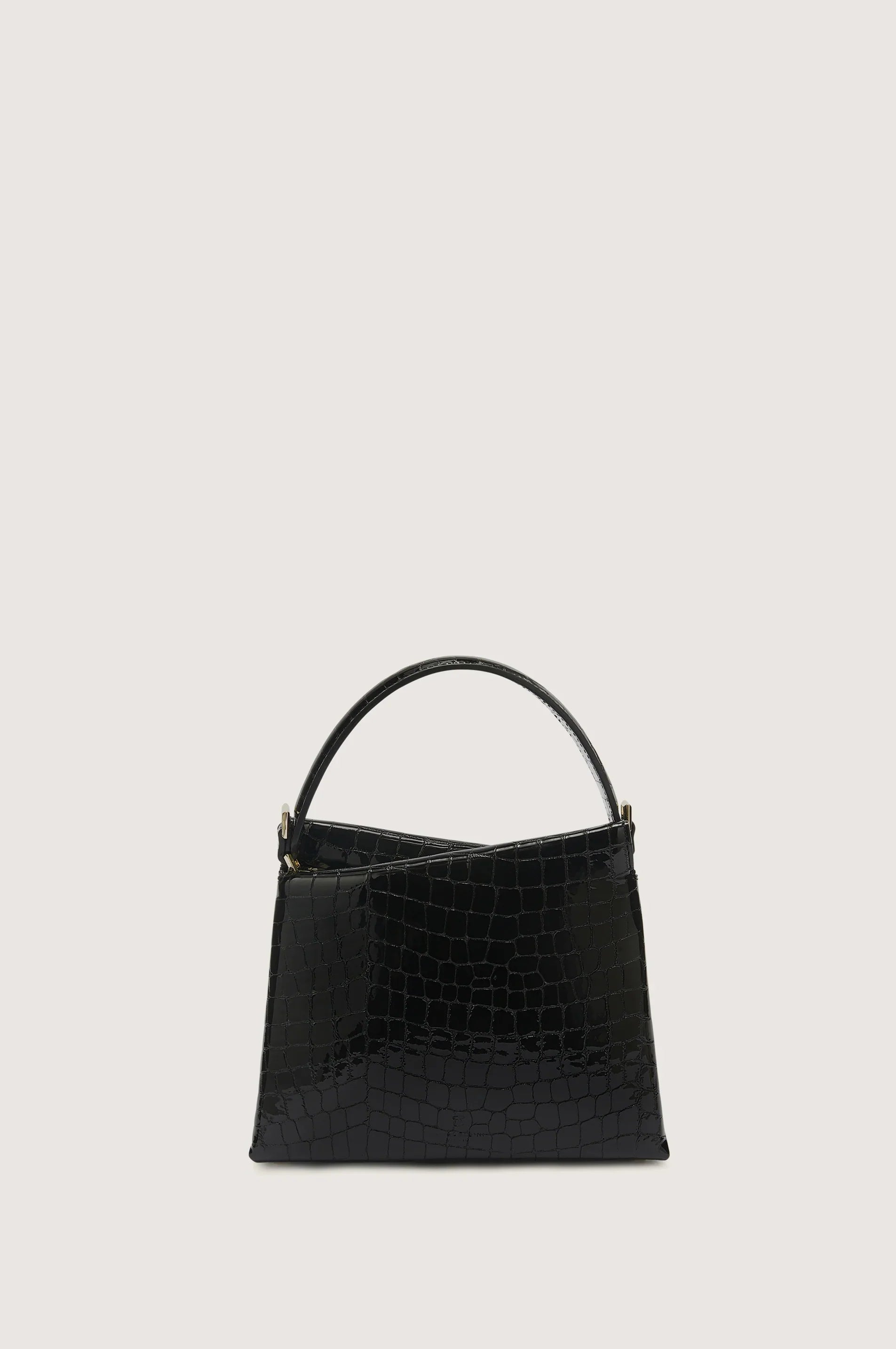 Lara Bellini Calfskin Geometric Handbag