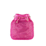 Bouquet Drill Raffia Bucket Bag by ViaMailBag