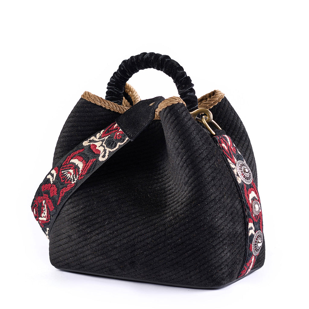 Velvet Coral Bucket Bag by ViaMailBag