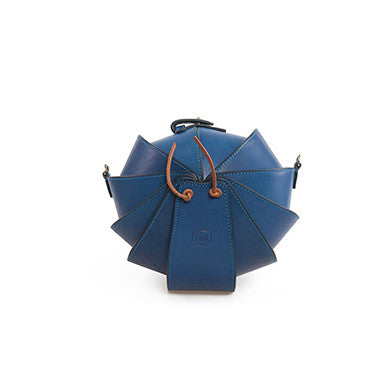 Small Round Beetle Bag | Blue