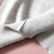 Women Shirt Sweater Long Sleeve Women's Pure Cashmere Sweater Siping Thick Round Neck Tops Shirt Powder Grey