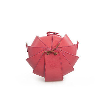 Small Round Beetle Bag | Red