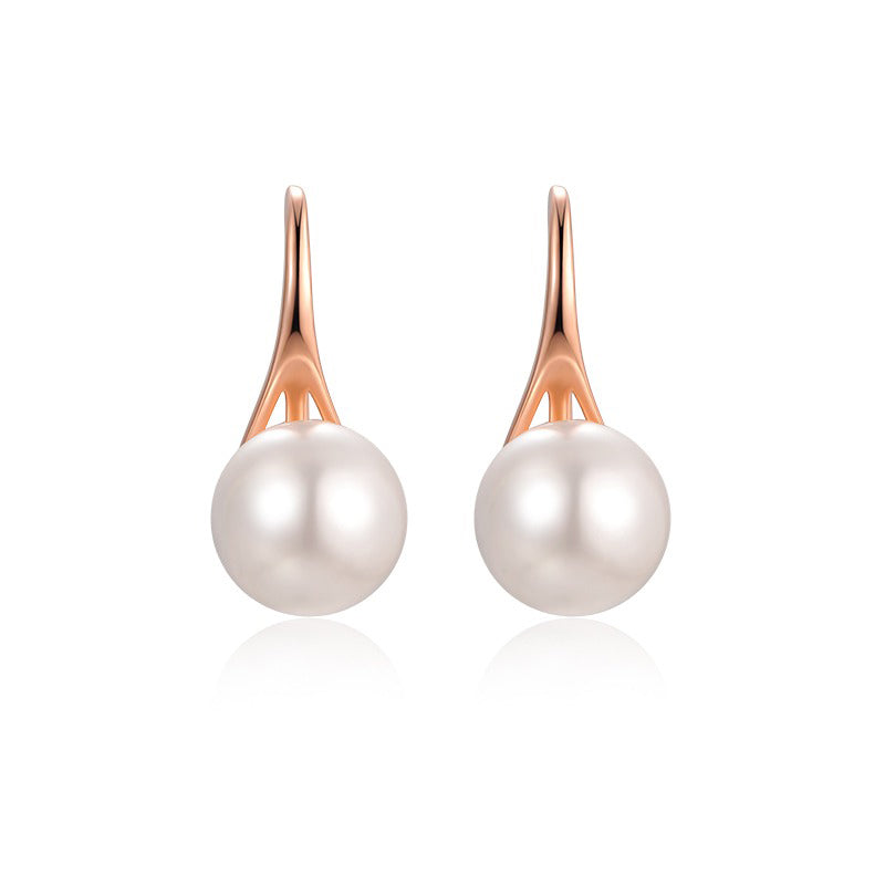 La Perla 925 Silver Pearl Earrings by Notteluna